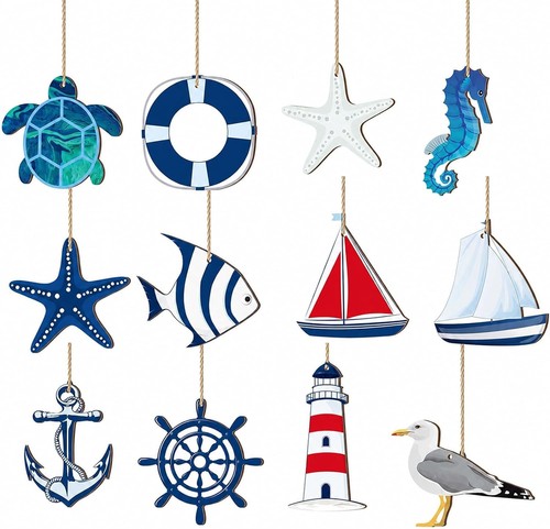 12er holz maritime anhänger - maritime,