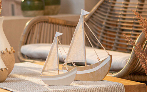 Segelboote holz deko - deko, maritim