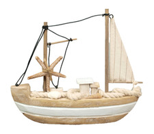 Holz Boot im Treibholz-Look