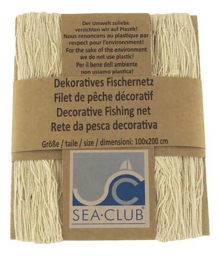 Deko fischernetz beige 1 x - deko,