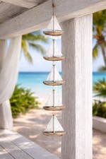 Dekorativer Segelboot Girlande