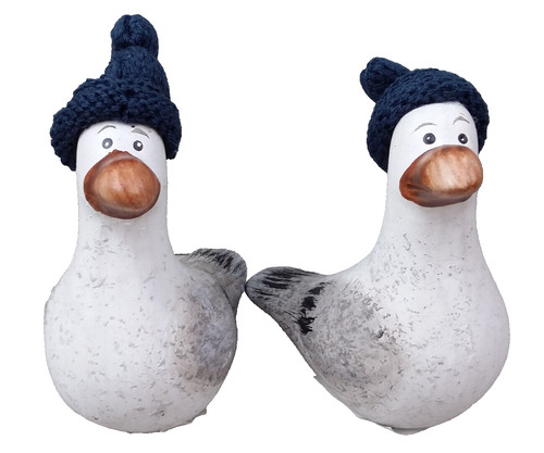 2er set möwe aus - möwe, keramik