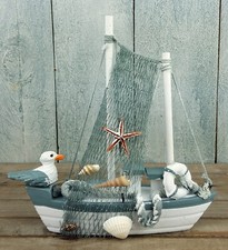 Maritime Dekoration Holz Boot