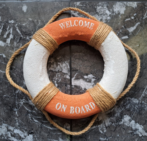 Rettungsring welcome board - rettungsring, on