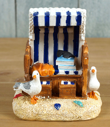 Deko mini strandkorb mit - deko,