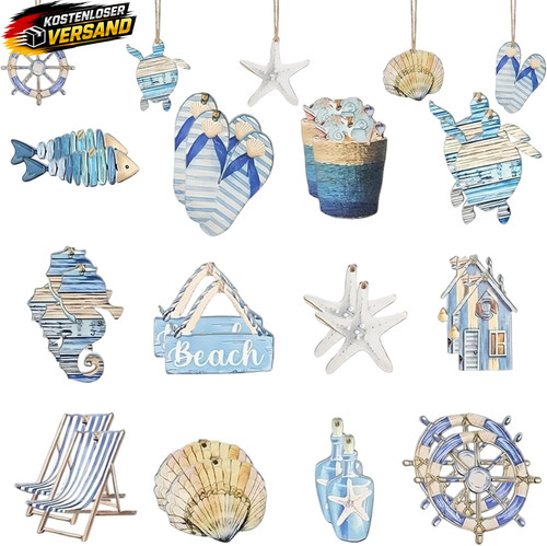 Maritime dekoration set - maritime,
